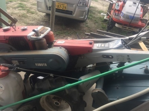 クボタ耕運機。値下げしました。95000\u003e83000