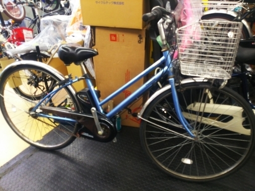 中古モデル　電動アシスト自転車　パナソニック　リチウムビビ　CITY　　新品バッテリー13.2Ah