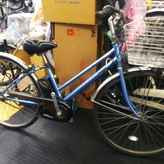 中古モデル　電動アシスト自転車　パナソニック　リチウムビビ　CITY　　新品バッテリー13.2Ah