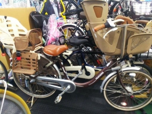 中古モデル　丸石ふらつか～ず　26インチ　ブラウンカラー　内装3段　オートライト
