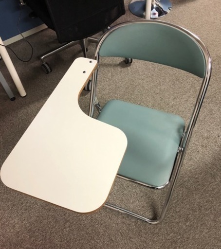 KOKUYO 折たたみ椅子 机付き 2脚セット