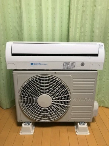 取付込❗️6畳用❗️HITACHIエアコン