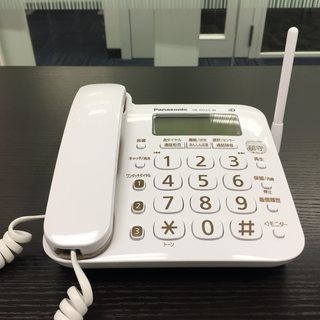 【引取限定】パナソニック デジタル電話機 子機なし VE-GD23-W