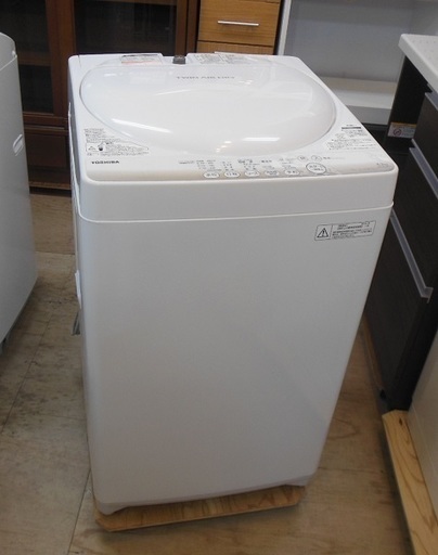 【販売終了しました。ありがとうございます。】TOSHIBA　4.2㎏　全自動洗濯機　AW-4S2　2015年製　中古品