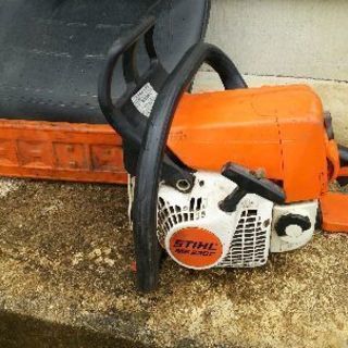 スチールチェンソー。中古品。実動。 | energysource.com.br
