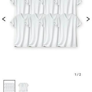 メンズ　インナーシャツ(半袖Vネック)10枚セット