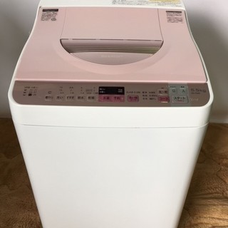 シャープ 5.5kg 洗濯乾燥機 ES-TX5A-P ピンク系 ...