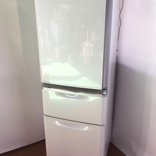 三菱 MR-C34YL-W 冷凍冷蔵庫 左開き 3ドア 335L...