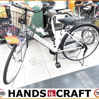 【引取限定】サイモト 自転車 27インチ 白色【小倉南区葛原東】