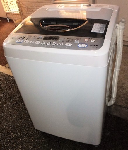 ☆\t東芝 TOSHIBA AW-60SDF 6.0kg 全自動電気洗濯機◆白く洗って低騒音！ 5100円