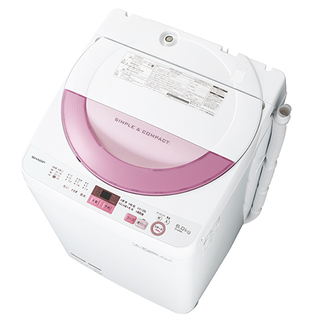 洗濯機 中古 シャープ SHARP ES-GE6G-T 2023年製 6.0kg ホワイト
