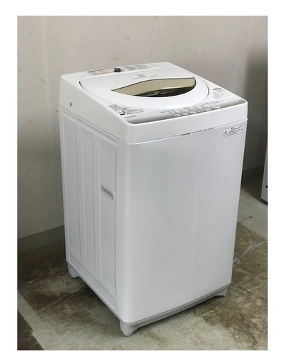 【在庫入れ替え価格　安心の3か月保証　配達・設置OK】東芝 5.0kg 全自動洗濯機　グランホワイトTOSHIBA AW-5G2-W