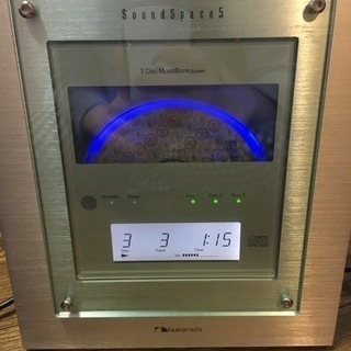 ナカミチ　サウンドスペース　soundspace5 ナカミチ、サウンドスペース5用のアクティブサブウーファ