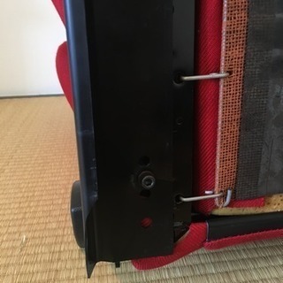 レカロシート 赤 1脚両ダイヤル 汚れヘタリあり