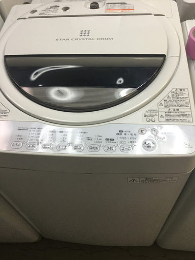 【送料無料・設置無料サービス有り】洗濯機 TOSHIBA AW-60GM 中古