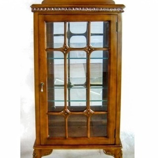 新品 マホガニー家具 ショーケース LC041899