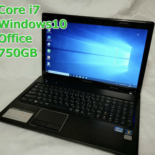 爆速Core i7！/4GB/750GB/office/Win10