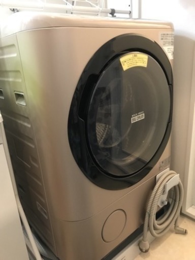 【ほぼ新品(値下げしました)】日立 ドラム型洗濯機 BD- NX 120AR