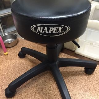 値下げ【中古】MAPEX座面でMonotaROの作業椅子の脚