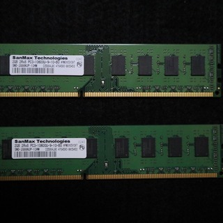 メモリー DDR3 SanMax 2GB PC3-10600U ...