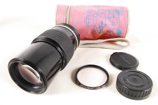 Nikon ニコン レンズ NIKKOR 200mm F4 Kenko MCフィルター付52mm