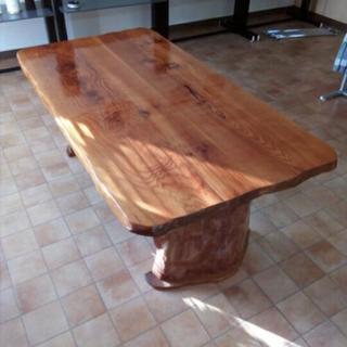 【家具職人制作 一点物 無垢材ローテーブル】 家具職人制作 一点物 無垢材ローテーブル】 センターテーブル ロー