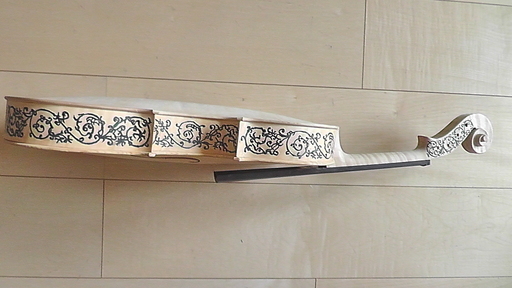 Decorative Viola white（装飾ヴィオラ） - 弦楽器、ギター 
