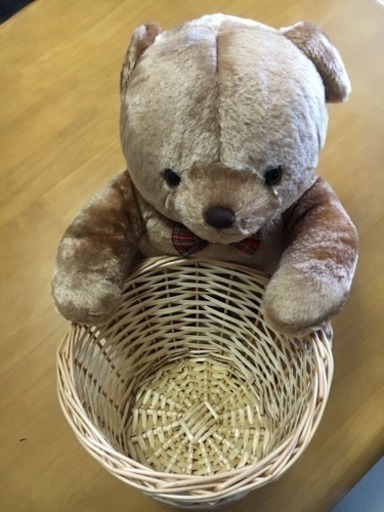 くま ぬいぐるみ カゴ付き プレゼントに るう17 放出のおもちゃの中古あげます 譲ります ジモティーで不用品の処分 くま ぬいぐるみ カゴ付き プレゼントに るう17 放出のおもちゃの中古あげます 譲ります ジモティーで不用品の処分