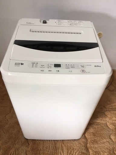 YAMADA ヤマダ HerbRelax YWM-T60A1 全自動電気洗濯機 USED品　川口市