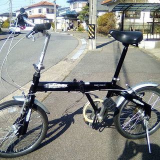 「値下」中古自転車/多くがアルミで軽量/6段変速/折り畳み/20インチ/カリブーライト