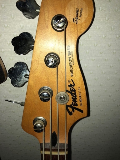 Fender Mexico プレシジョンベース 黒 ソフトケース付き GWセール
