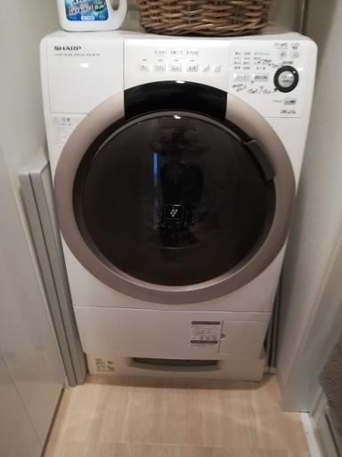 シャープ製ミニドラム洗濯機