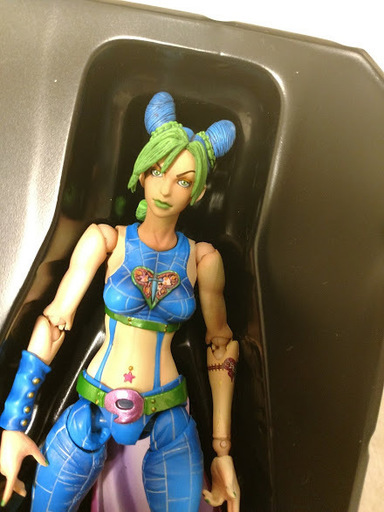 【美品】超像可動 「ジョジョの奇妙な冒険」第六部　空条徐倫　荒木飛呂彦指定カラー　レア