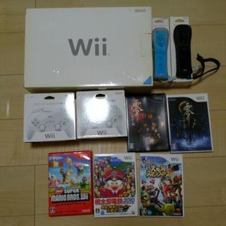 Wii本体、コントローラー、ソフトセット