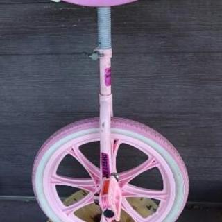 ピンクの一輪車🎉