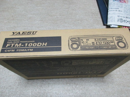 YAESU　FTM-100DHアマチュア無線機144/430開封のみ