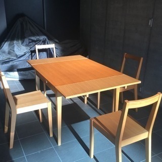 無印良品綺麗なダイニングセット