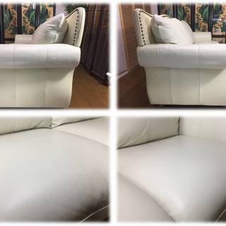 「イタリア製 総本革 incanto 3Pソファ」Z4