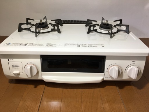 美品 リンナイ ガステーブル LPガス ET33NJH4SY-W5 2017年製 