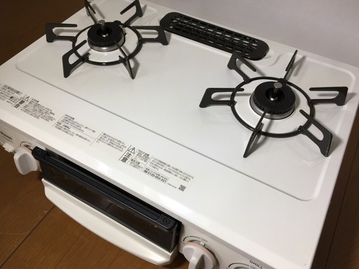 美品 リンナイ ガステーブル LPガス ET33NJH4SY-W5 2017年製 