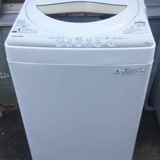 中古☆TOSHIBA 洗濯機 2015年製 5.0K