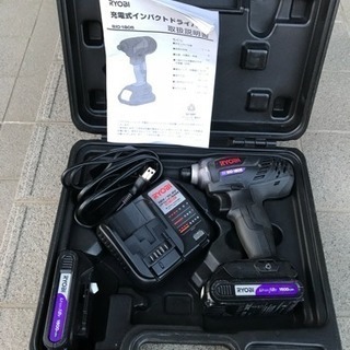 インパクトドライバー18ボルト‼️美品‼️リョービ Ryobi ‼️リチウム