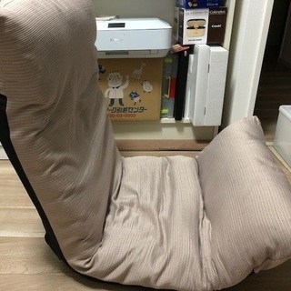 低反発座椅子(薄茶) 幅60cm長さ130cm 15段程度リクラ...