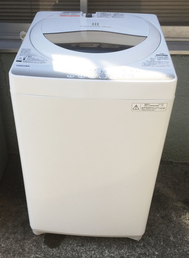 中古☆TOSHIBA 洗濯機 2015年製 5.0K グランホワイト