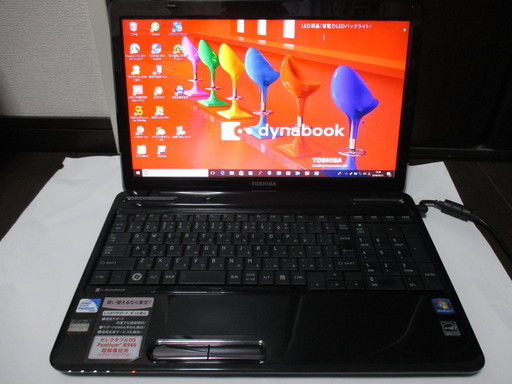 東芝製 　東芝dynabook T351/34CB◎Pentium B940 2.00GHz◎HDD２５０GB◎メモリー4GB◎Win10Home　中古リカバリー済中古動作品