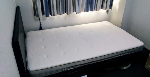 IKEA イケア セミダブルベット すのこ マットレス(ポケットスプリング
