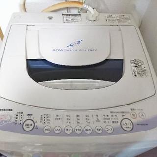 【譲ります】TOSHIBA AW-60GE(W) 洗濯機