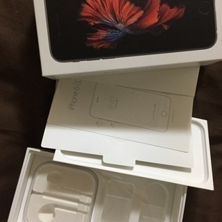 iPhone 6s箱、説明書、初期透明シート、ピンなどセット美品