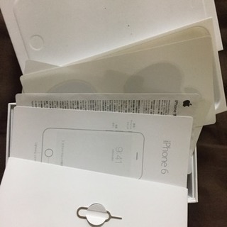 iPhone 6スペースグレーauキャリアの箱説明書ピンセット！美品