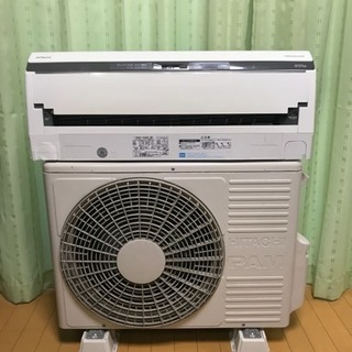お買得❗️取付込❗️12畳まで❗️HITACHI エアコン 白くまくん